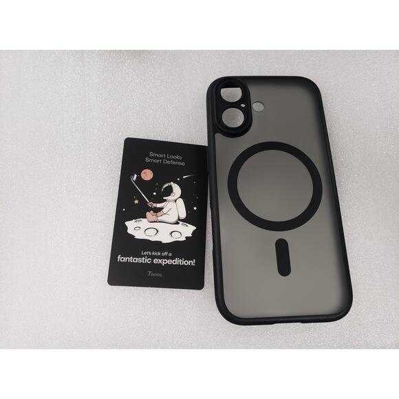 iPhone 17 Phone Case, Magnetic Shockproof. Tocol. Black. - Picture 2 of 10